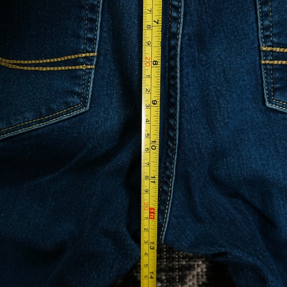 Signature Levi Strauss Women's Skinny Jeans Dark Wash Mid Rise Stretch Denim 12M - Picture 10 of 12